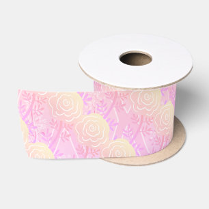 Ruban En Satin Roses de couleur Whimsical