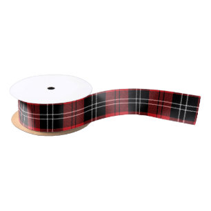 Ruban En Satin Rouge Noir Blanc Tartan Plaid Buffalo Plaid tendan