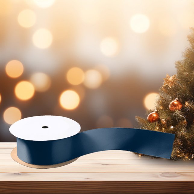 Ruban En Satin Ruban bleu nuit foncé (Créateur téléchargé)