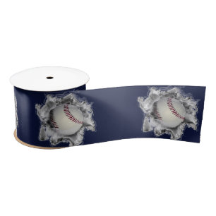 Ruban En Satin Ruban cadeau de baseball Satin