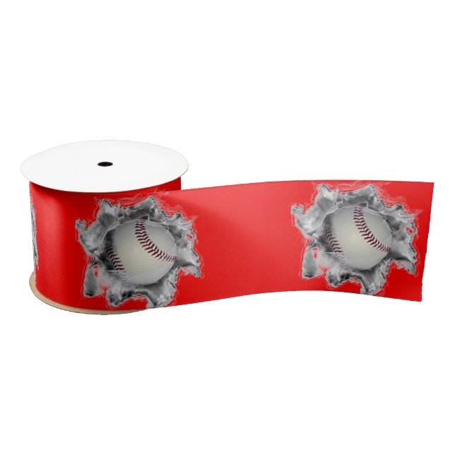 Ruban En Satin Ruban cadeau de baseball Satin (Bobine)