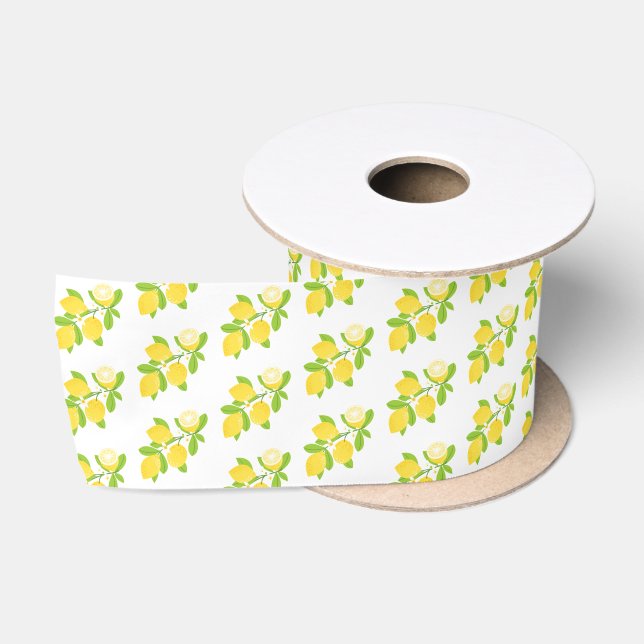 Ruban En Satin Ruban citron satin (Bobine)
