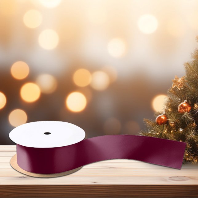 Ruban En Satin Ruban couleur foncé bordeaux satiné tendance (Créateur téléchargé)