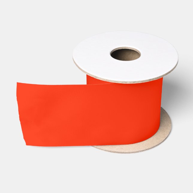 Ruban En Satin Ruban couleur rouge écarlate (Bobine)