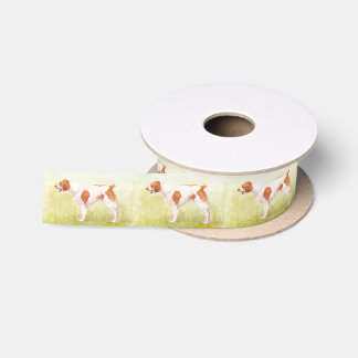 Ruban En Satin Ruban d'art breton de chien espagnol