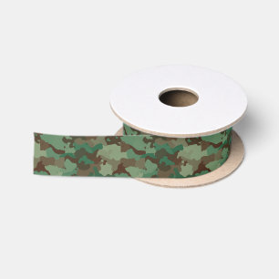Ruban En Satin ruban de camouflage militaire