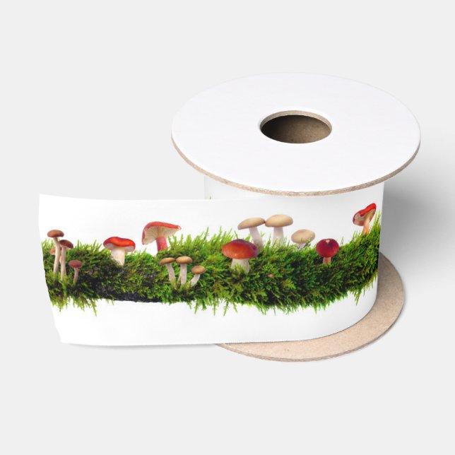 Ruban En Satin Ruban de champignons (Bobine)