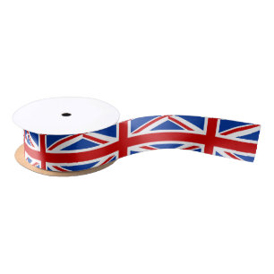 Ruban En Satin Ruban de conception d'Union Jack