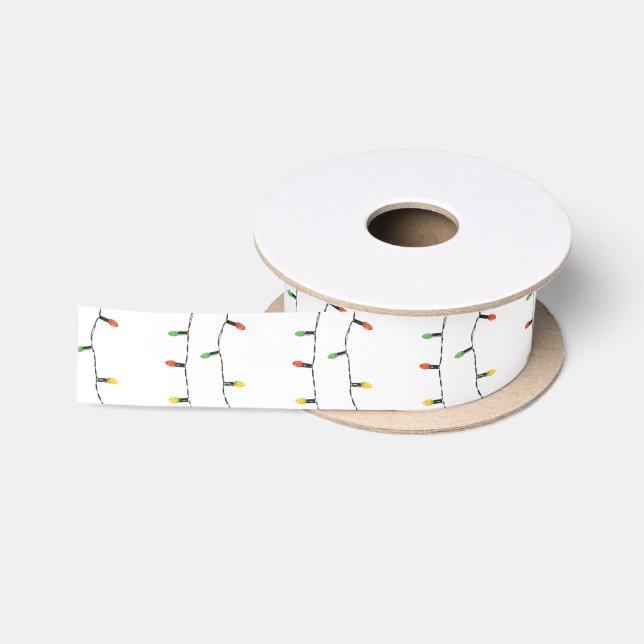 Ruban En Satin Ruban de lumières de Noël (Bobine)