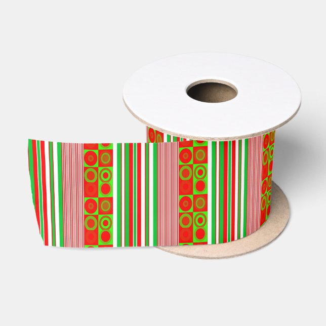 Ruban En Satin Ruban de Noël, Joyeux Noël (Bobine)