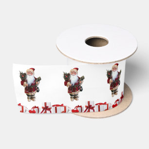 Ruban En Satin Ruban de Noël, Père Noël
