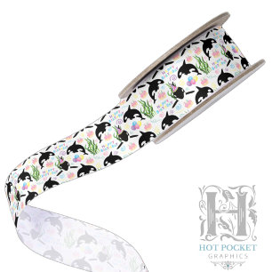 Ruban En Satin Ruban de satin Baleine Orque