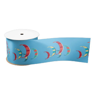 Ruban En Satin Ruban de Satin de Blue Kite Surfing