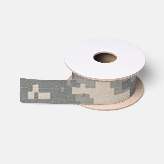 Ruban En Satin Ruban de satin de camouflage d'ACU Digital Camo (Bobine)