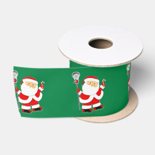 Ruban En Satin Ruban de satin de Noël de crosse