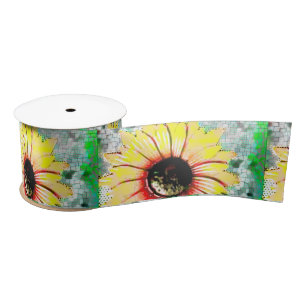 Ruban En Satin Ruban de tournesol