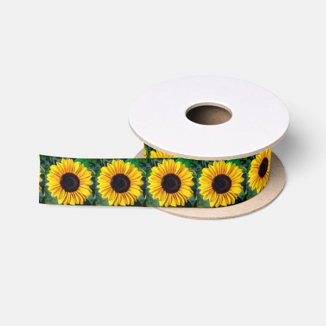 Ruban En Satin Ruban de tournesol brillant (Bobine)