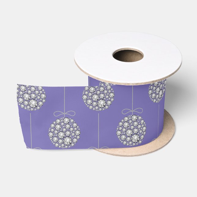 Ruban En Satin Ruban d'ornements en diamant (Bobine)