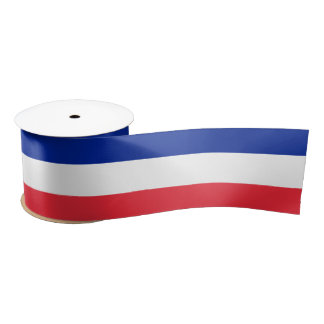 Ruban En Satin Ruban Drapeau Français