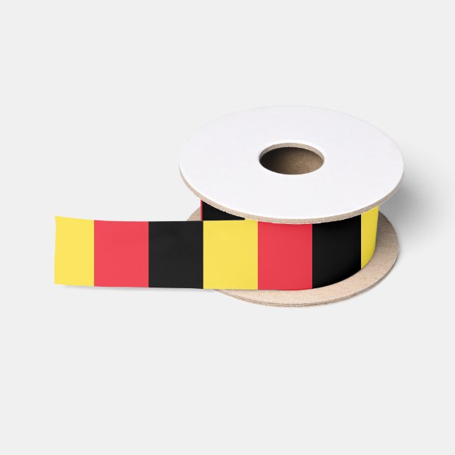 Ruban En Satin ruban du drapeau belge (Bobine)