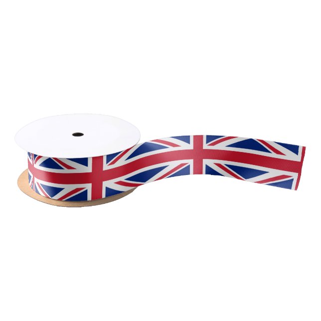 Ruban En Satin ruban du drapeau britannique (Bobine)