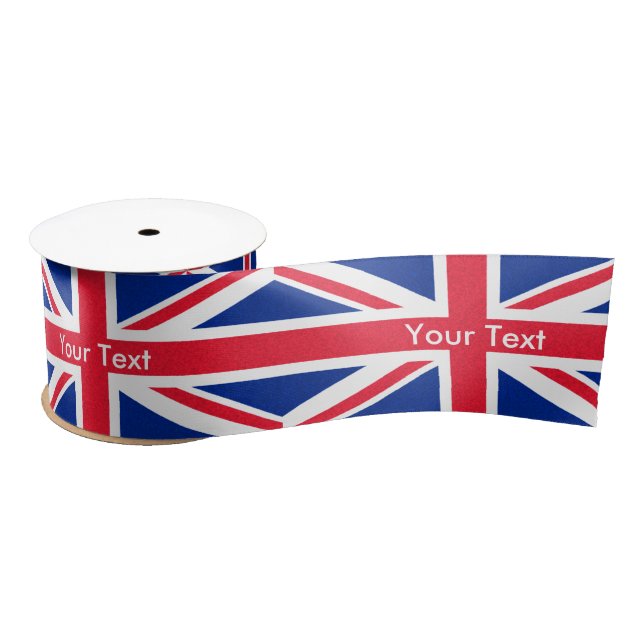 Ruban En Satin ruban du drapeau britannique (Bobine)