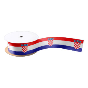 Ruban En Satin Ruban du drapeau croate