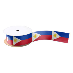 Ruban En Satin Ruban du drapeau philippin