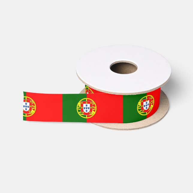 Ruban En Satin Ruban du drapeau portugais (Bobine)