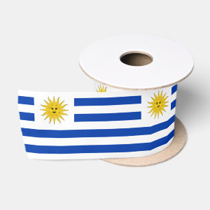 Ruban En Satin Ruban du drapeau uruguayen, patriotes uruguayens/s