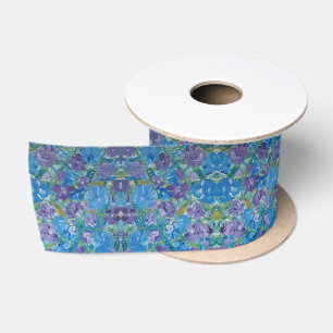 Ruban En Satin Ruban floral Rose Lavendar