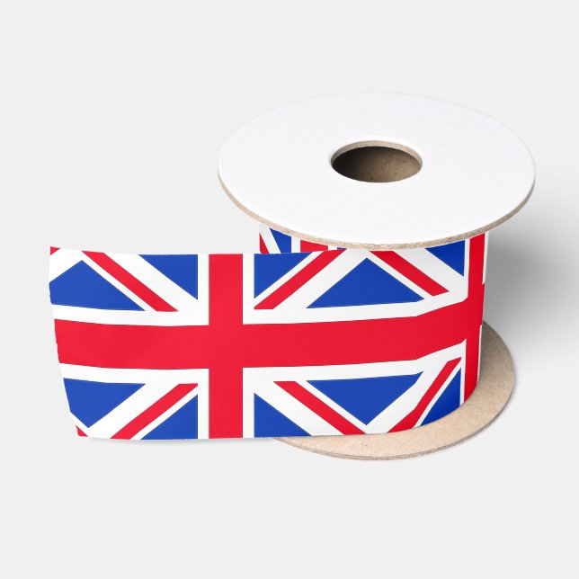 Ruban En Satin Ruban indicateur Union Jack (Bobine)
