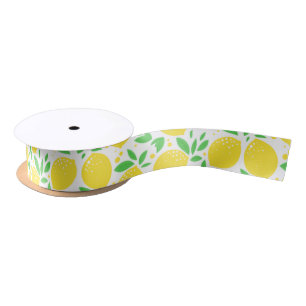 Ruban En Satin Ruban jaune citron
