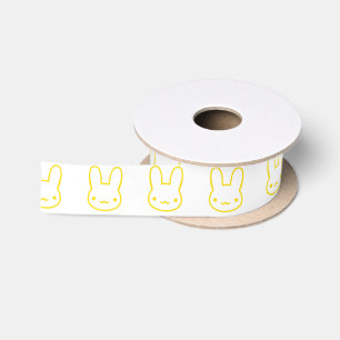 Ruban En Satin ruban jaune de lapin de cutie