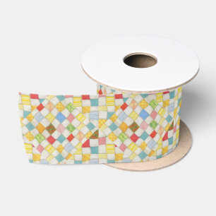 Ruban En Satin Ruban large en satin MOSAIC 3" QUILT