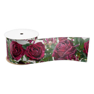 Ruban En Satin Ruban Mariage Rose Bourgogne
