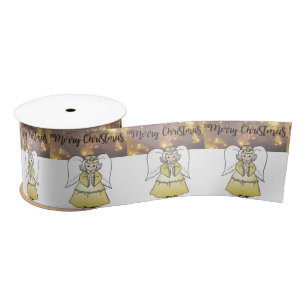 Ruban En Satin Ruban Noël, Ange Noël