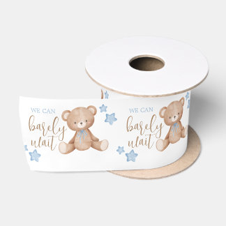 Ruban En Satin Ruban papier baby shower - Baby shower d'ours