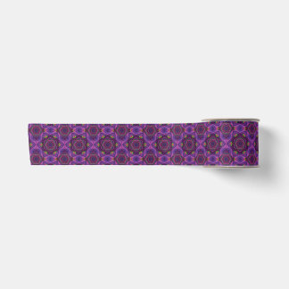 Ruban En Satin Ruban Purple Lotus Mandala