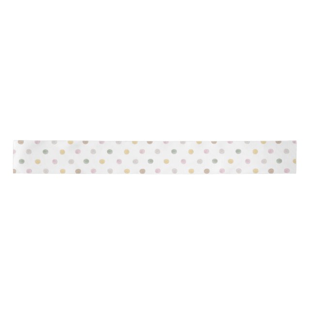 Ruban En Satin Ruban Satin Polkadot moderne (Devant)