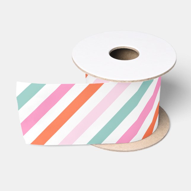 Ruban En Satin Ruban Satin Satin De Vacances Moderne (Bobine)