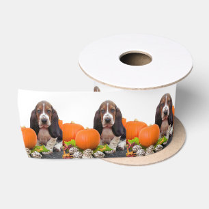 Ruban En Satin Ruban satiné de 3 pouces Halloween Basset