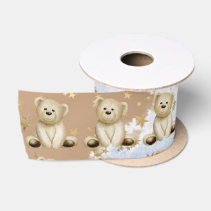 Ruban En Satin Ruban satiné de l'ours en peluche