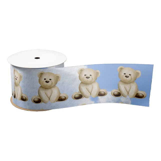 Ruban En Satin Ruban satiné de l'ours en peluche (Bobine)