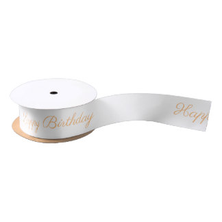 Ruban En Satin Ruban satiné (Joyeux anniversaire)