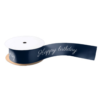 Ruban En Satin Ruban satiné ( Joyeux anniversaire )