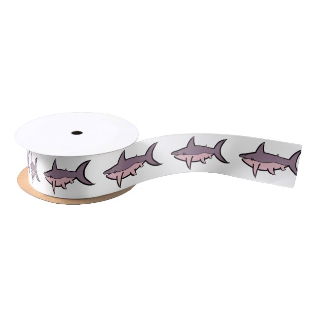 Ruban En Satin Ruban satiné requins (Bobine)