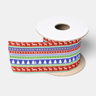 Ruban En Satin ruban scandinave de noël