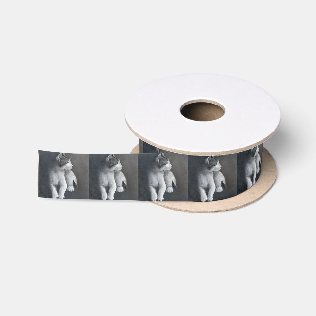 Ruban En Satin Ruban Tabby Kitten Satin (Bobine)