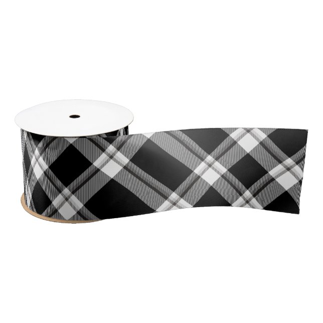 Ruban En Satin Ruban Tartan Satin Plaid (Bobine)